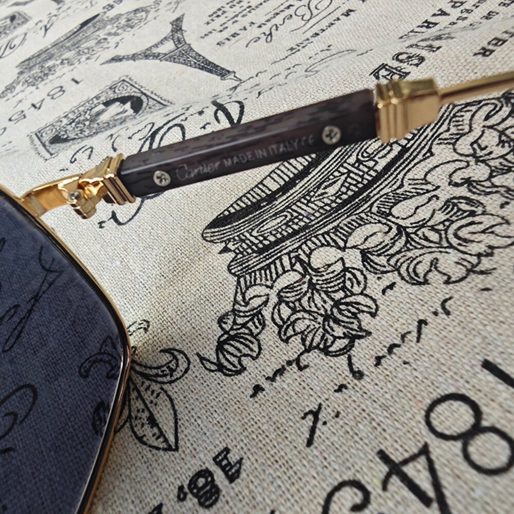 Cartier Geometric Frame Sunglasses - image 4